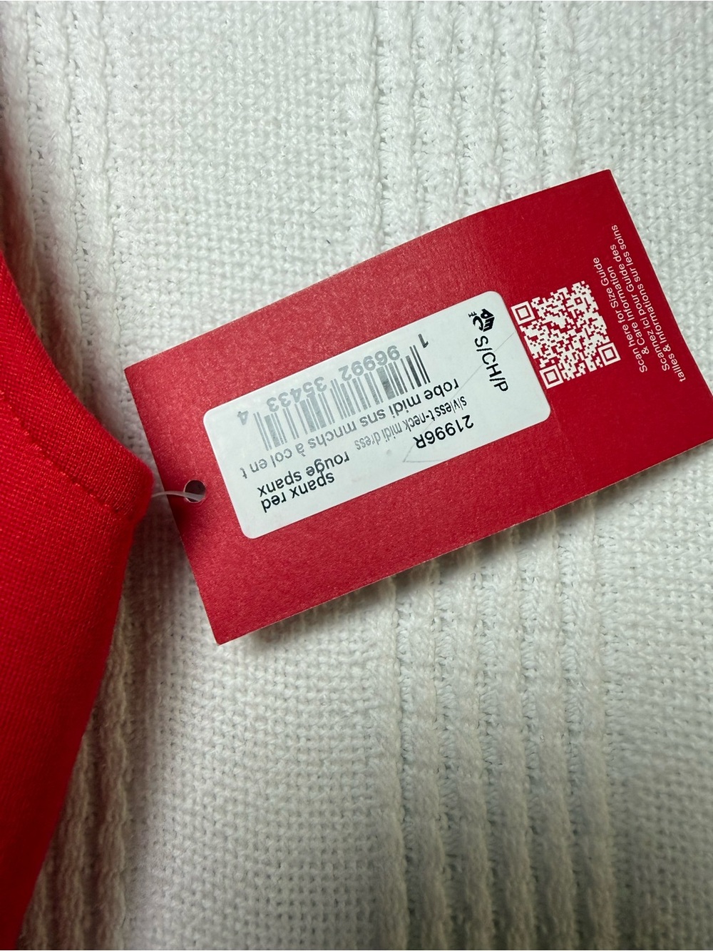 Spanx Red Ponte Sleeveless Midi Dress Cowl Neck Sculpting Size S - Picture 10 of 16